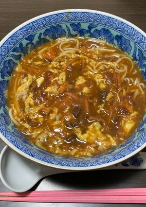 レトルトカレー使用、簡単カレーうどん-レシピのメイン写真