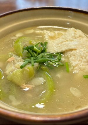 簡単☆ツナ缶を使ったへちま煮-レシピのメイン写真