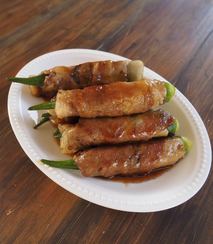 《主菜》オクラの肉巻き-レシピのメイン写真