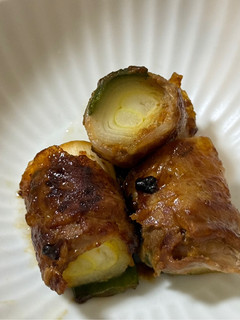 白ネギの豚味噌巻き-レシピのメイン写真