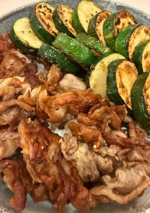 豚バラとズッキーニのクミン焼き-レシピのメイン写真
