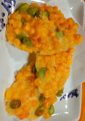 揚げないコーンのかき揚げ-レシピのメイン写真