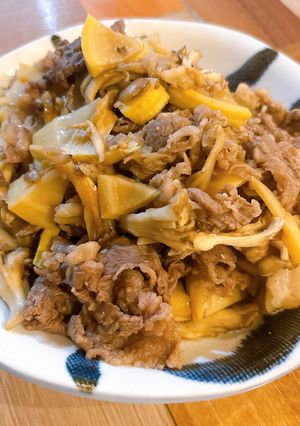 牛肉と舞茸の塩麹炒め-レシピのメイン写真