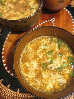 なめこの溶き卵味噌汁-レシピのメイン写真