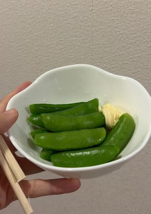 スナップエンドウ茹でただけ-レシピのメイン写真