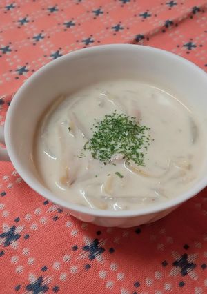 《野菜》 ごぼうのクリームスープ-レシピのメイン写真