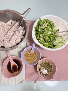 冷しゃぶタレ3種:梅しそ&ごま&柚子胡椒-レシピのメイン写真