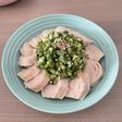 鶏むね肉のオクラ香味ソースがけ