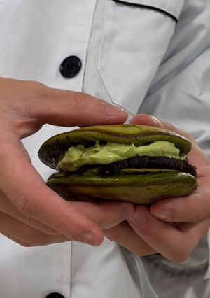 抹茶クリームどら焼き-レシピのメイン写真