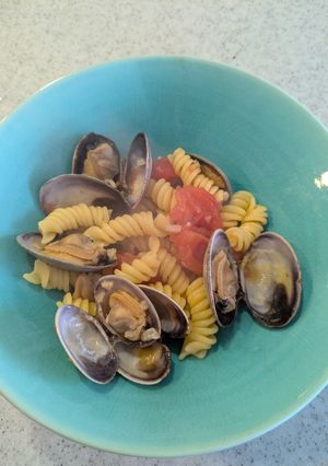 アサリとトマトの辛味フジッリ-レシピのメイン写真