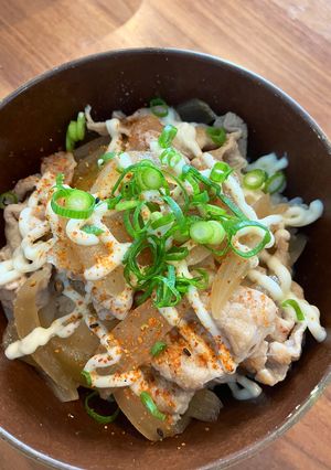 簡単うまい😋豚マヨ丼⭐︎-レシピのメイン写真