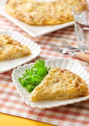 レンジで！豚バラとキャベツのチーズお焼き-レシピのメイン写真