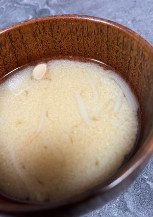 もやしと椎茸のお味噌汁-レシピのメイン写真