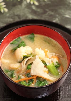 簡単！免疫アップ野菜のバター味噌汁-レシピのメイン写真