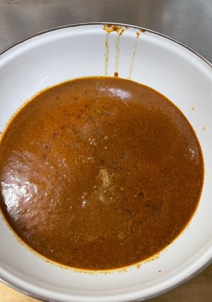 熟し柿で作る焼肉のタレ(覚え書き)-レシピのメイン写真