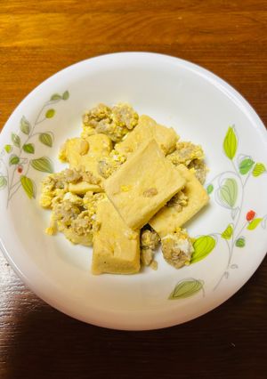 ノンオイル高野豆腐と肉の卵とじ-レシピのメイン写真