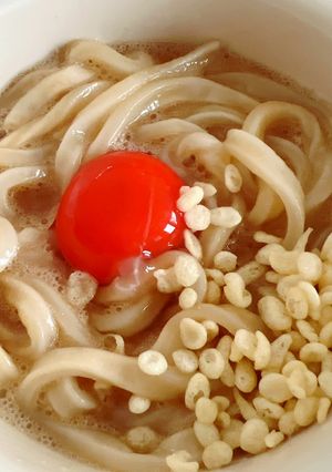 ごま油卵かけうどん-レシピのメイン写真