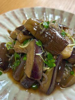 茄子とちりめんのごま油ポン酢あえ-レシピのメイン写真