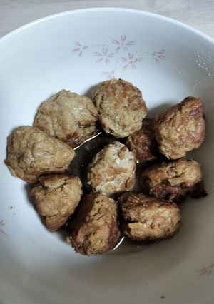 えのき入り肉団子-レシピのメイン写真