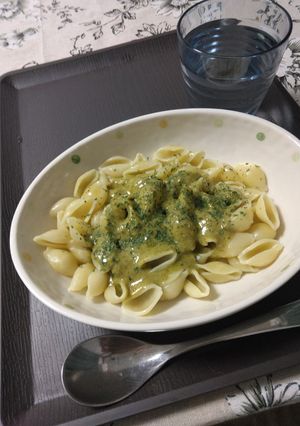 貝形パスタ（コンキリエ）のジェノベーゼ-レシピのメイン写真