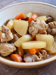レンジを使って!大根と鶏肉の煮物-レシピのメイン写真