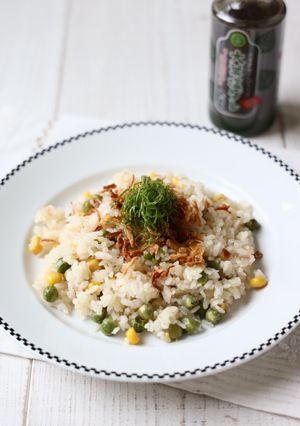 大葉と豆のピラフ-レシピのメイン写真