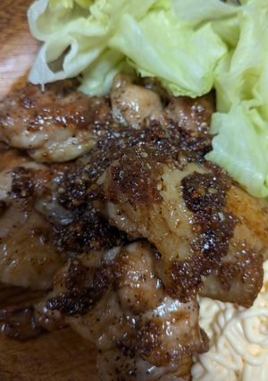 鶏もも！簡単で旨い♡ガーリック焼き-レシピのメイン写真