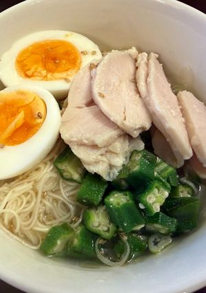 鶏塩そうめん-レシピのメイン写真
