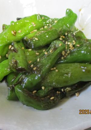 ししとうの醬油炒め-レシピのメイン写真
