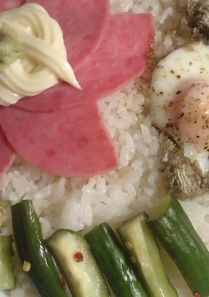 ひゃくまん穀でカフェ丼V11〜ビアソきゅうり漬物-レシピのメイン写真