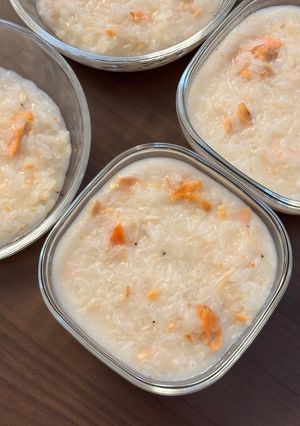 もち米で作る鮭ごはんとお粥風ゼリー-レシピのメイン写真