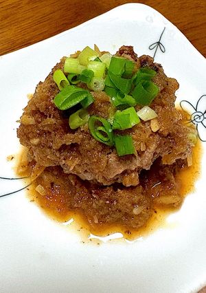 バター香るにんにくおろしダレ！ハンバーグ-レシピのメイン写真