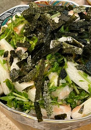 長芋と豆苗のたらこ和え-レシピのメイン写真