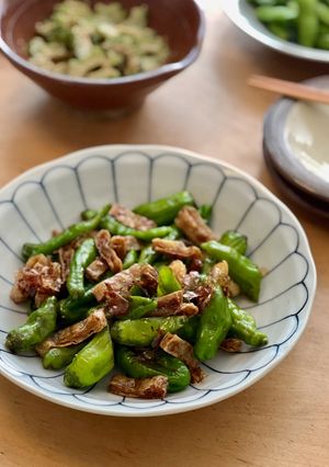ししとうと油揚げの簡単おかか炒め♪-レシピのメイン写真