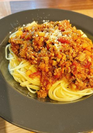 野菜嫌い克服!栄養満点☆ミートパスタ-レシピのメイン写真