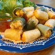 エビとはんぺんのコロコロ春巻き