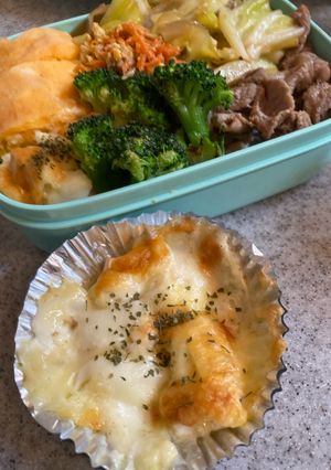 はんぺん、モッツァレラチーズ お弁当-レシピのメイン写真