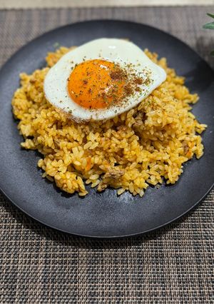 炊飯器でパラパラ簡単キーマカレーピラフ-レシピのメイン写真