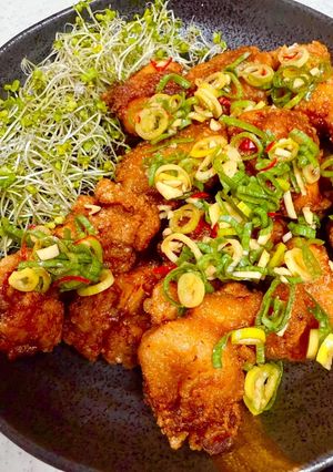 食欲増進☆酸味の効いたスタミナ唐揚げ Ⅱ-レシピのメイン写真