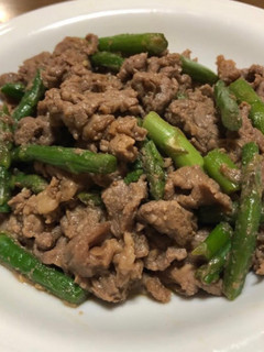 エバラ黄金の味で作る牛肉のアスパラ炒め-レシピのメイン写真