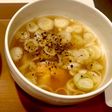 生姜とネギたっぷり鶏ガラスープ