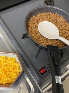 合挽き肉そぼろ(甘め)-レシピのメイン写真