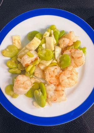 そら豆とえびのバターソテー-レシピのメイン写真