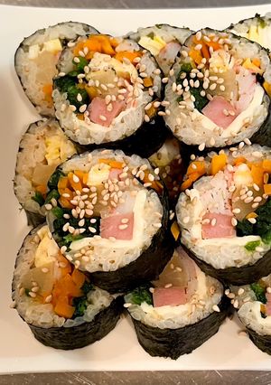 韓国風のりまき(キンパ)-レシピのメイン写真