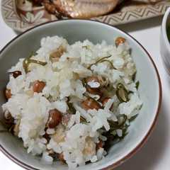 รูปของ 節分の豆で♪簡単豆ご飯