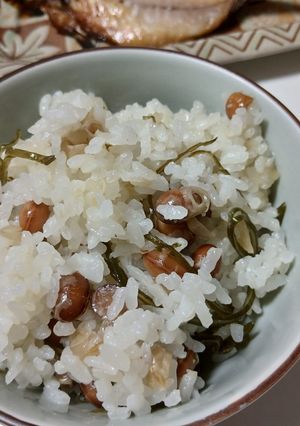 節分の豆で♪簡単豆ご飯-レシピのメイン写真