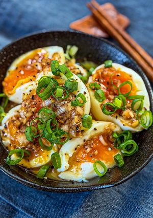 漬け込みなし《とろ～り半熟卵♡バリ旨薬味ソース》-レシピのメイン写真