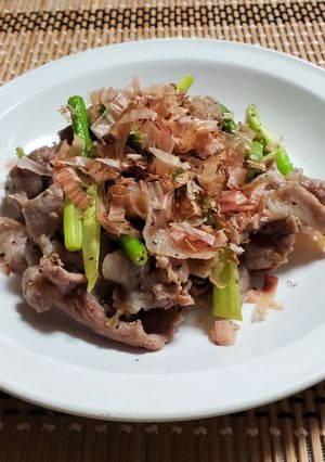 🤍アスパラと豚肉の白だし炒め-レシピのメイン写真