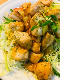 鶏肉と長ネギのねぎま風炒め-レシピのメイン写真