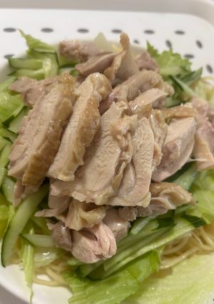 簡単に茹で鶏-レシピのメイン写真